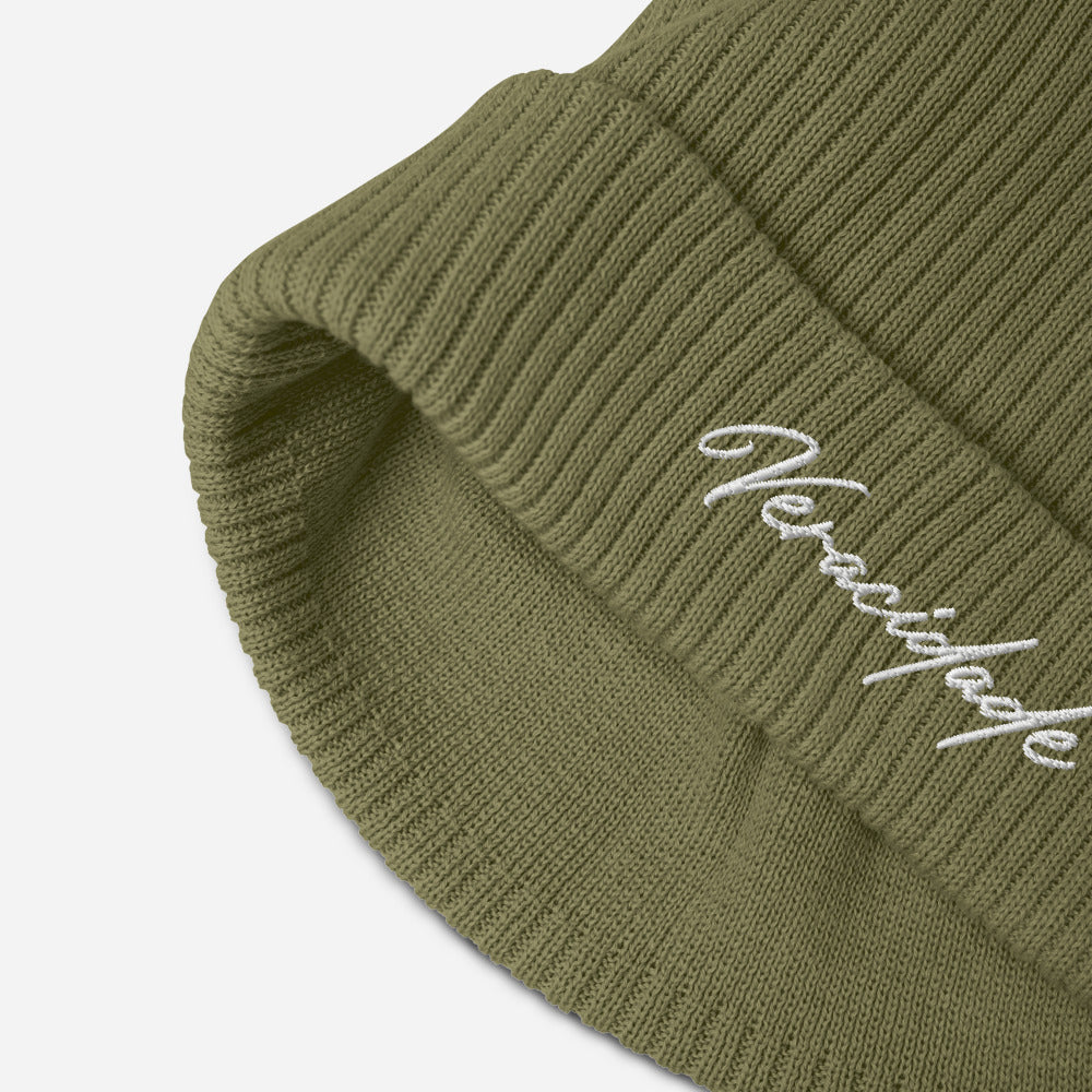 Veracidade Organic ribbed beanie