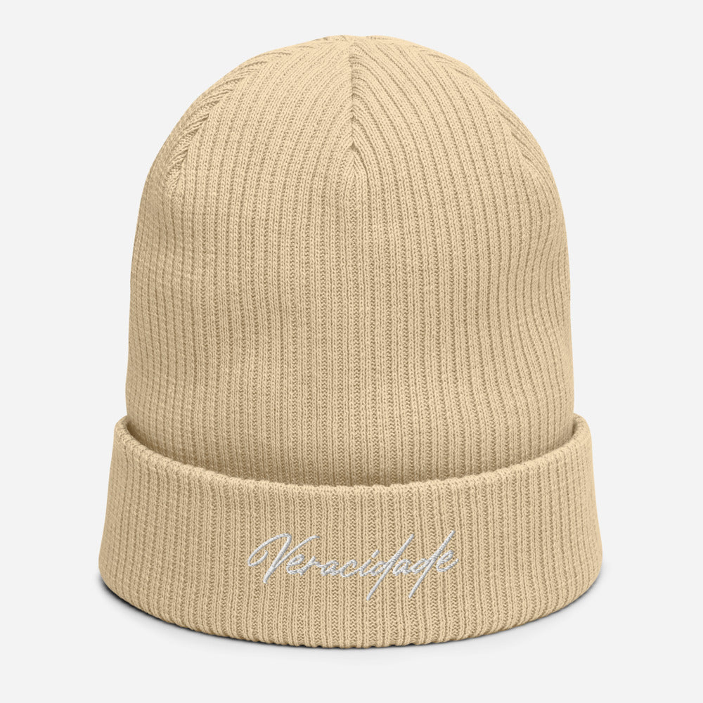 Veracidade Organic ribbed beanie