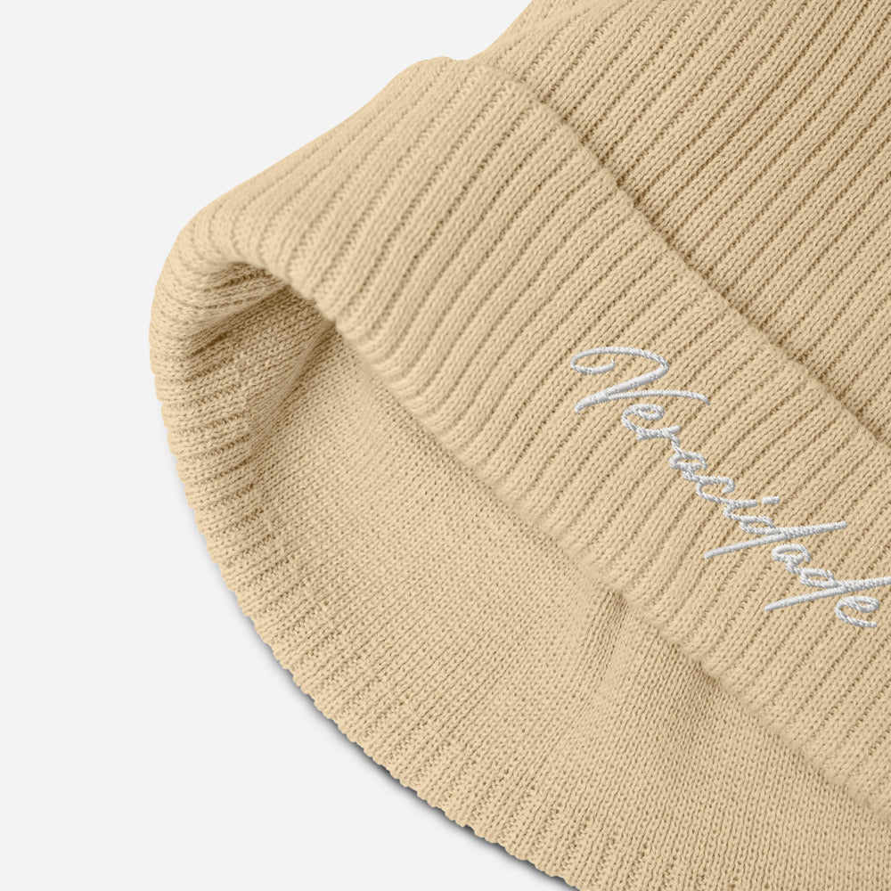 Veracidade Organic ribbed beanie